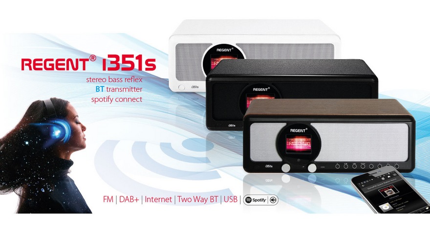 FERGUSON i351S bílé – internetové rádio, DAB+ i FM, Spotify, USB, Bluetooth